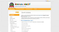 Desktop Screenshot of drevenehracky.com