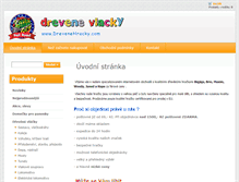 Tablet Screenshot of drevenehracky.com